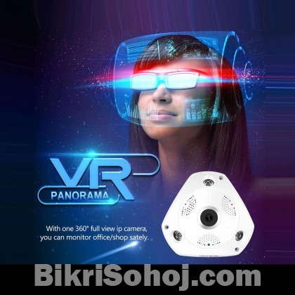 Wifi IP Camera V380 Wireless Wired 360° VR Panoramic
